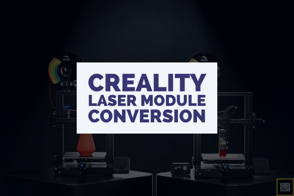 Creality Laser Module to convert 3d printer into laser engraver