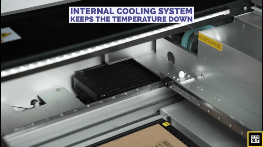 Gweike Cloud Pro internal cooling system