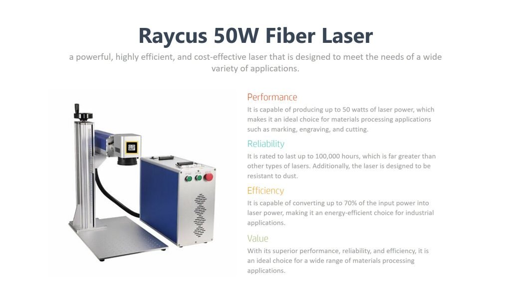 Raycus 50W fiber Laser