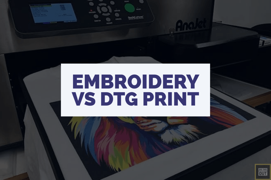 Embroidery Vs DTG Printing